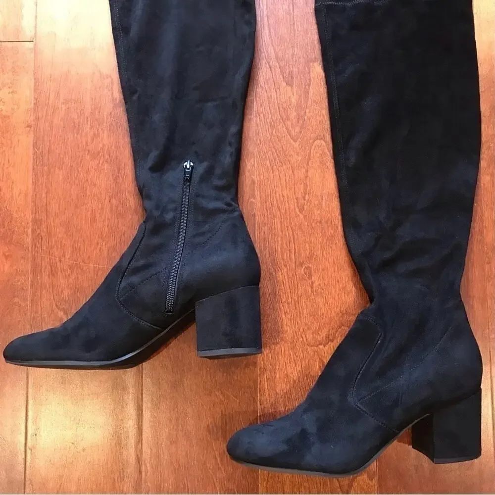 Unisa Unkeilly Faux Suede Over the Knee Boots, Size8.5